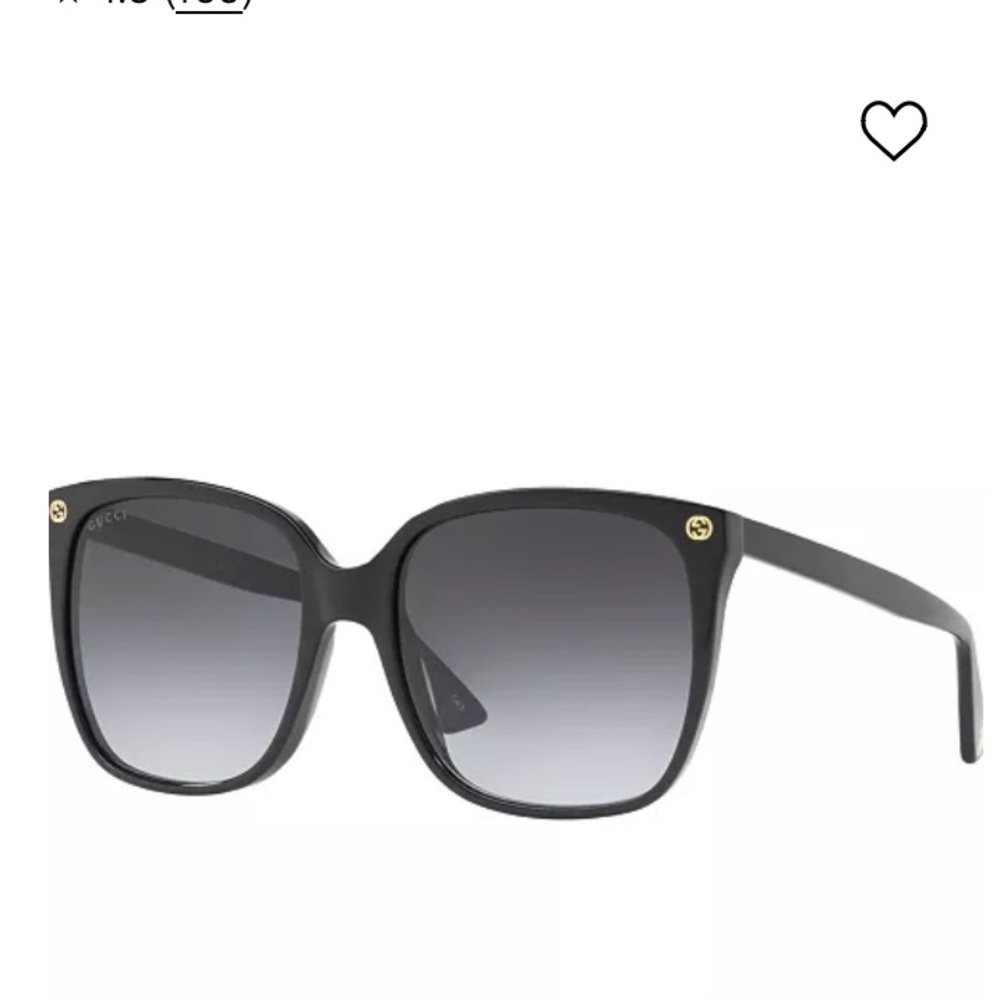 Gucci Black Square Sunglasses